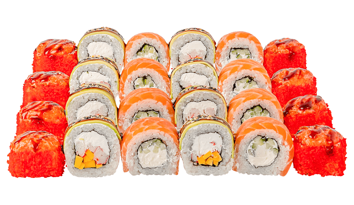 Set de sushi delicios pentru livrare rapidă în Chișinău.