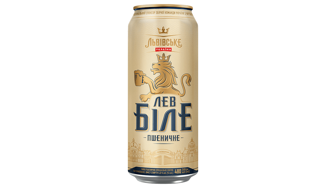 Bere LEV Beloe Psenicinoe 0,48 L - bere de grâu cu gust fin și note fructate.